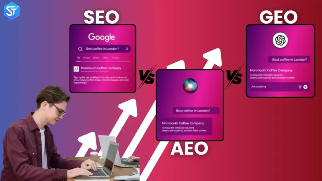 SEO vs GEO vs AEO: Key Differences & How to Optimize For All